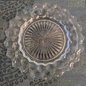 Vintage Fostoria American Clear Salad Plate